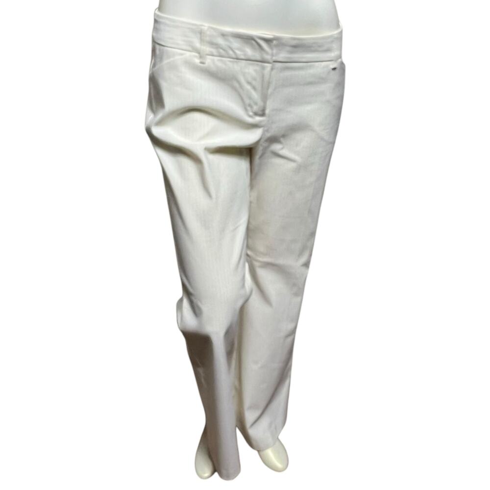 Express White Straight Leg Pants